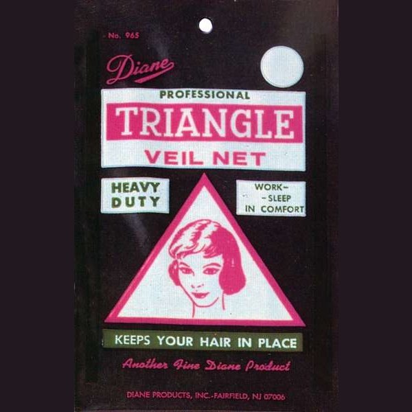 Diane Nets Triangle Rayon Black