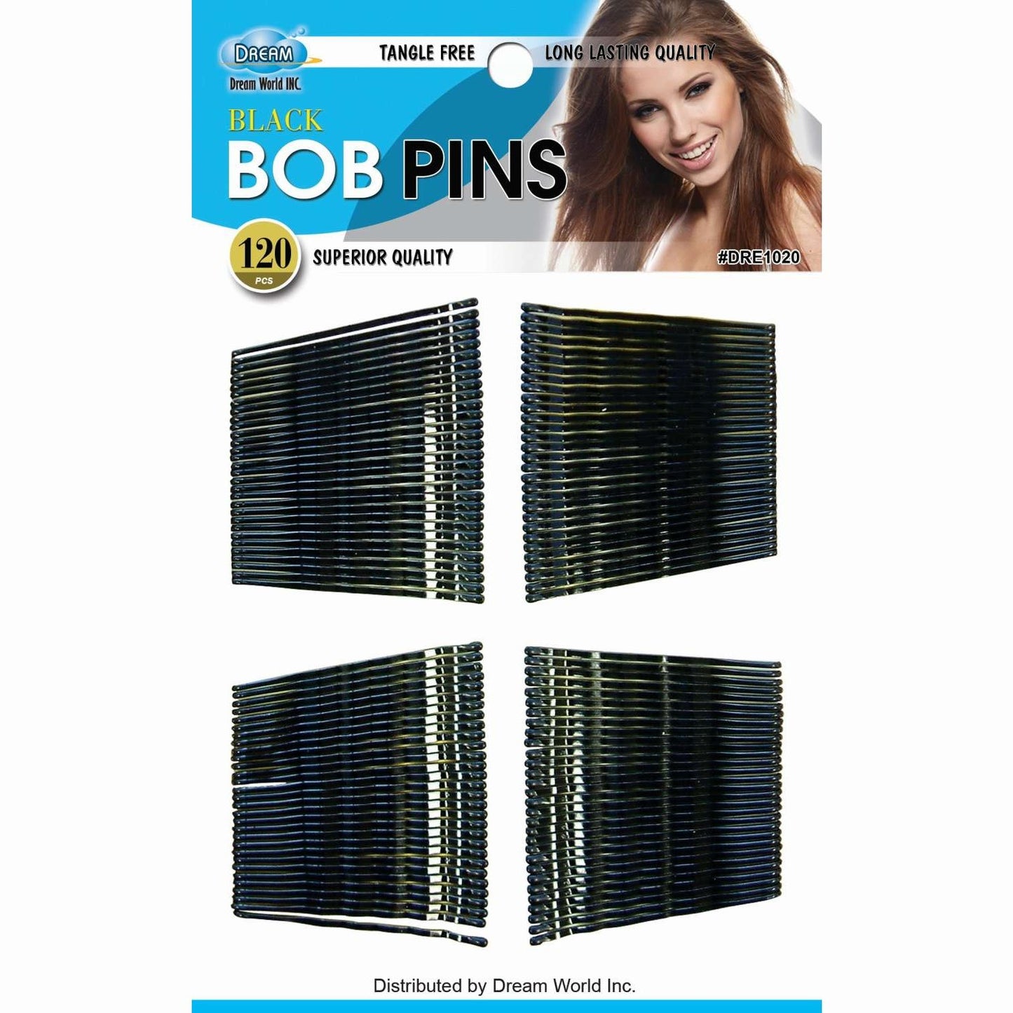 Dream Bobpin 120Ct Black