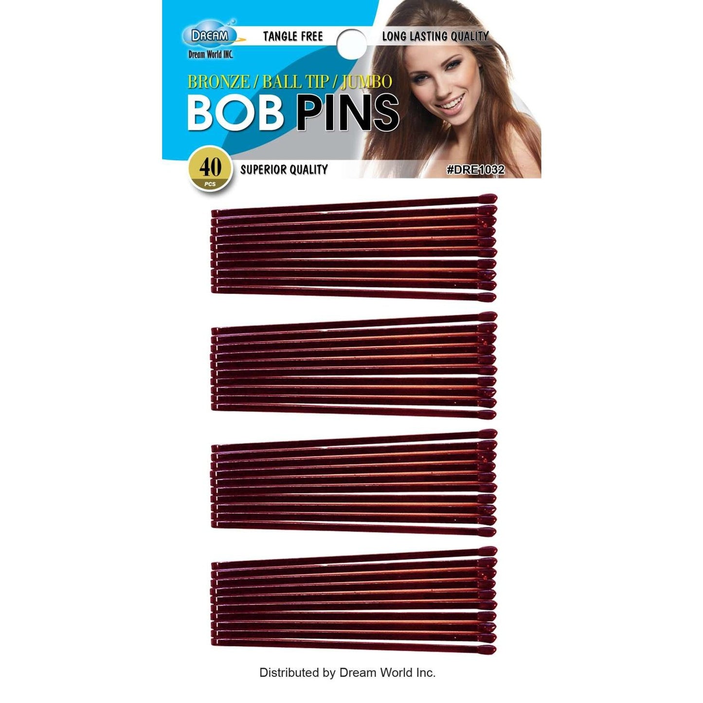 Dream Bobpin Jumbo 36Ct Bronze