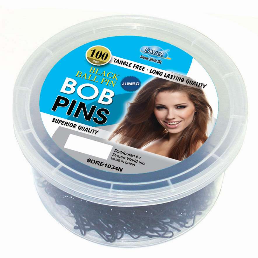 Dream Bobpin Jumbo 100Cttub Black