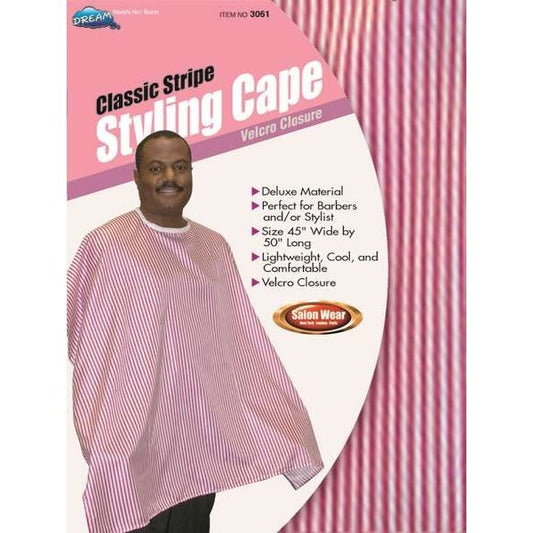 Dream Salon Wear -Styling Cape Stripe
