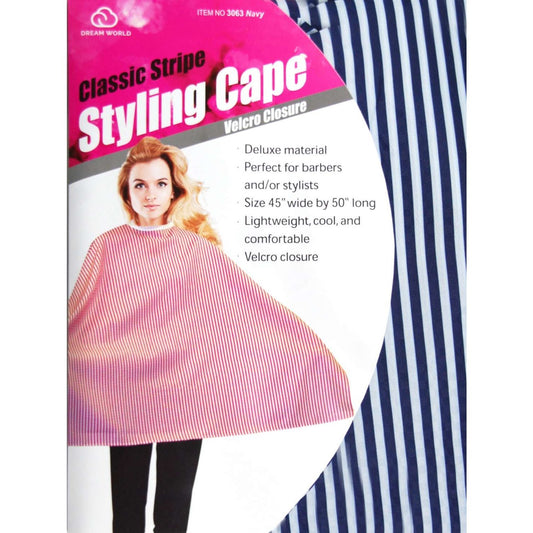 Dream Salon Wear -Styling Cape Stripe
