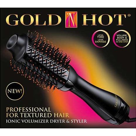 Secador y voluminizador iónico Gold N Hot