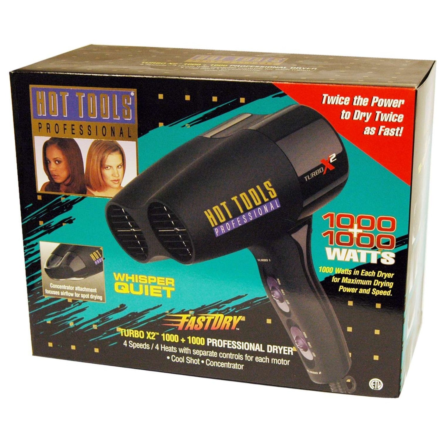 Secador de herramientas calientes Turbo 10001000