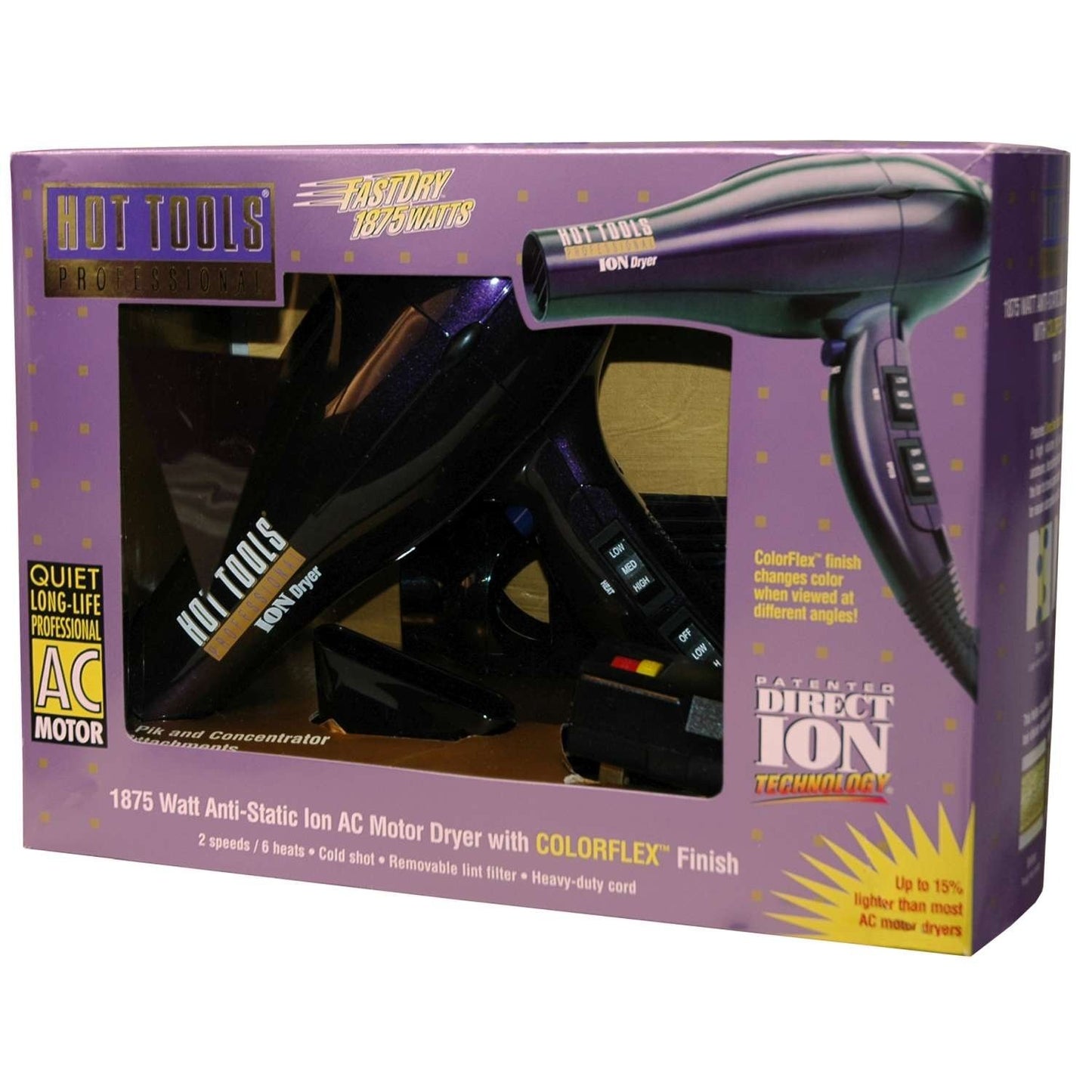 Secador de herramientas calientes Motor de CA Iones directos