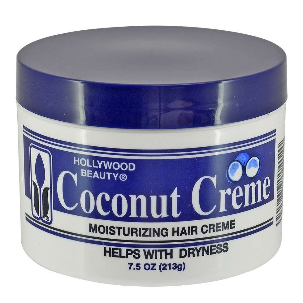 Crema hidratante de aceite de coco Hollywood Beauty