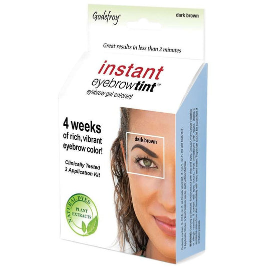 Instant Eyebrow Tint Sensitive - Three App Kit - Dark Brown