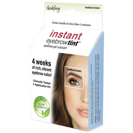 Instant Eyebrow Tint Sensitive - Three App Kit - Medium Brown