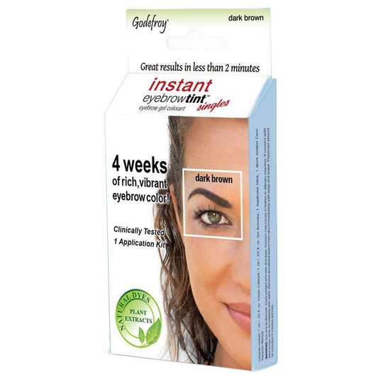 Instant Eyebrow Tint Sensitive - Single App Kit - Dark Brown