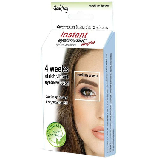 Instant Eyebrow Tint Sensitive - Single App Kit  - Medium Brown