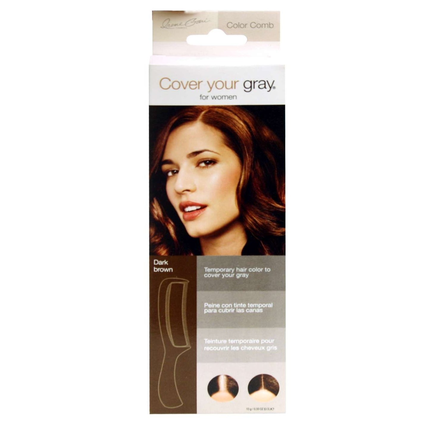 Cover Your Gray Color Comb Dark Brown