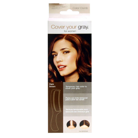 Cover Your Gray Color Comb  Dark Brown