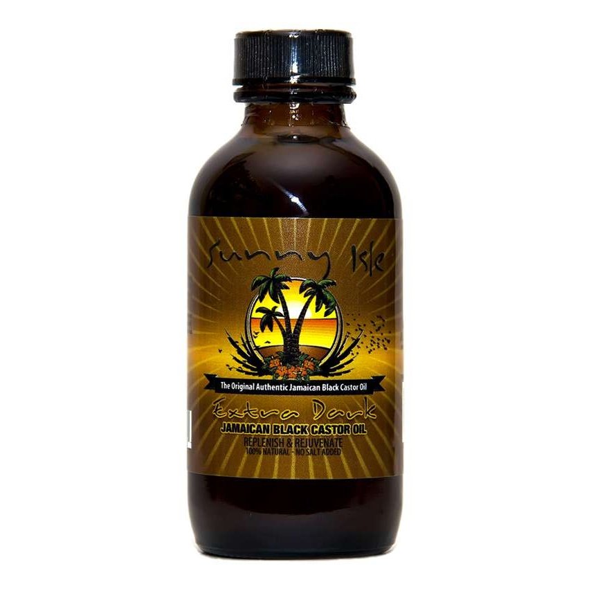 Aceite de ricino negro jamaicano extra oscuro Sunny Isle