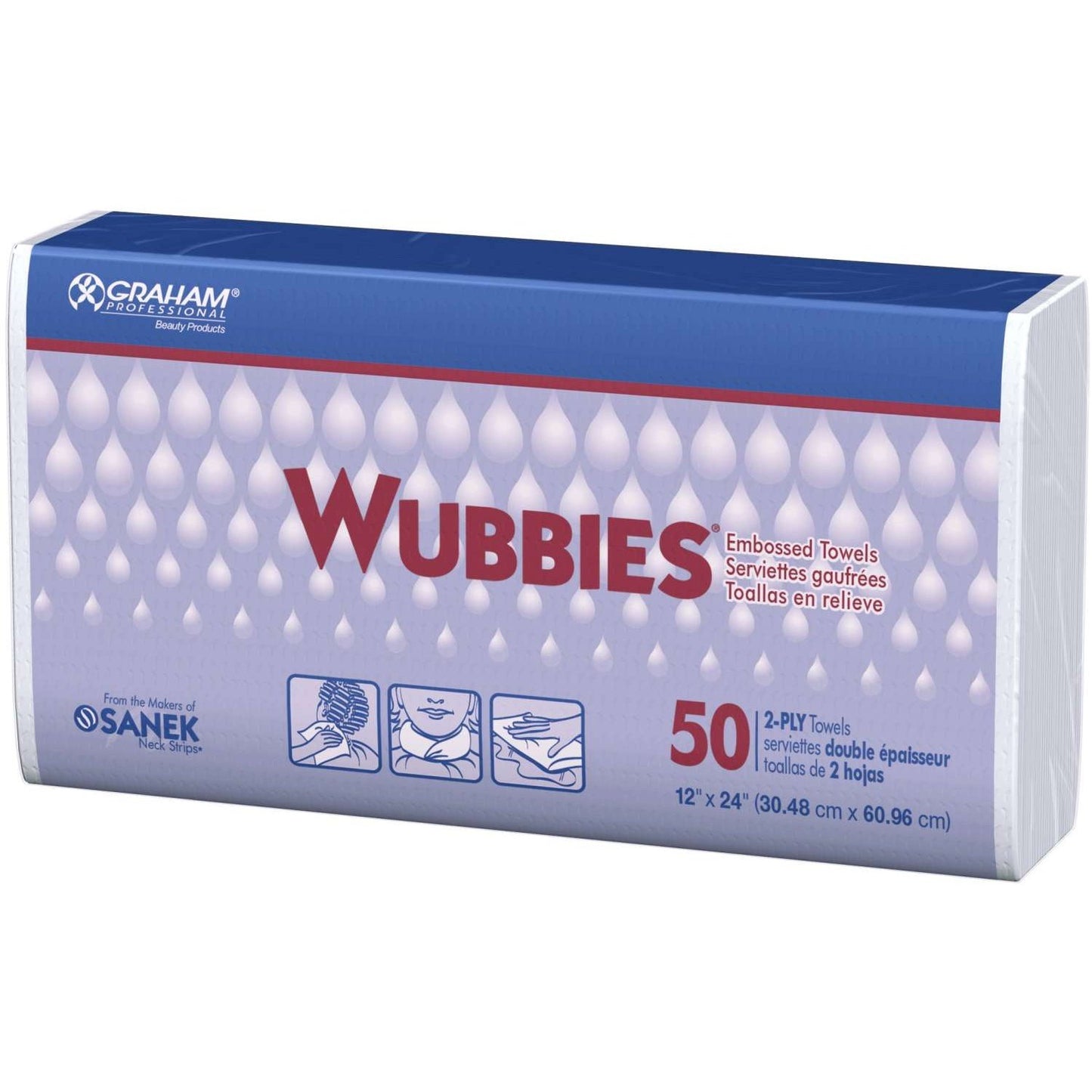 Toallas Graham Wubbies, paquete de 50