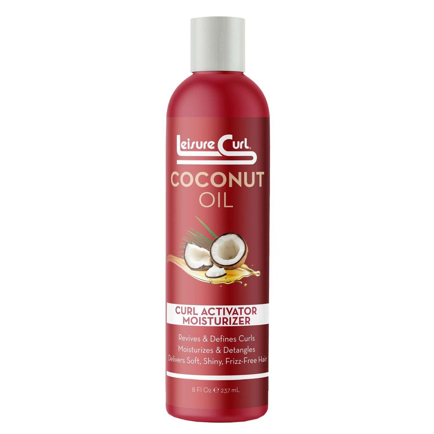 Hidratante activador de rizos con aceite de coco Leisure Curl