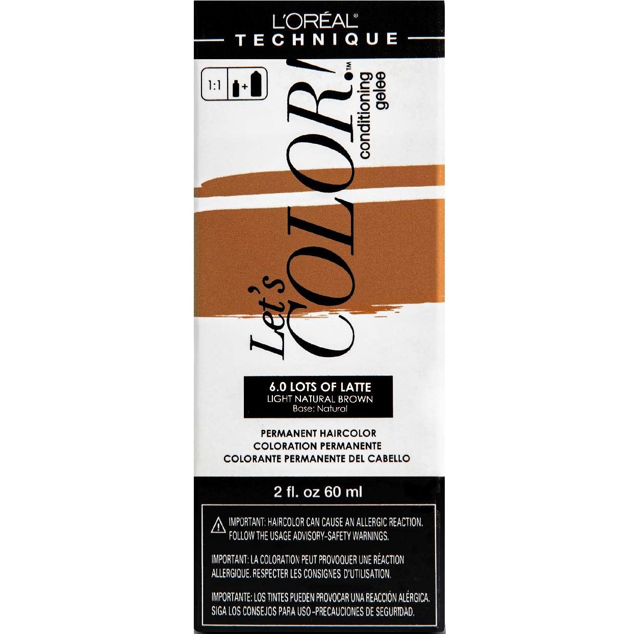 Loreal Lets Color 6.0 Mucho Latte