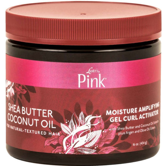 Luster Pink Shea Butter Coconut Oil Moisture Amplifying Gel Curl Activator