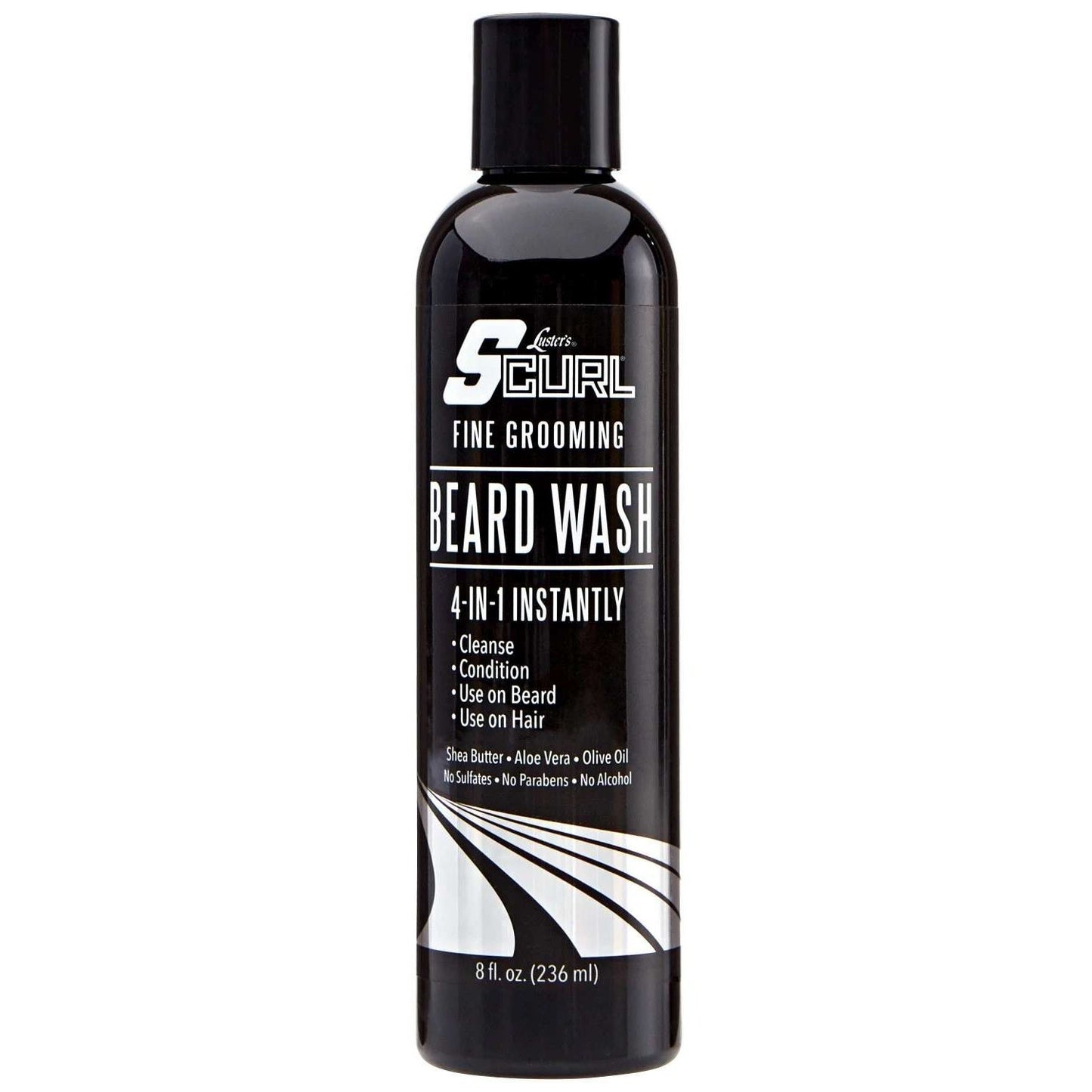 Lavado de barba rizada