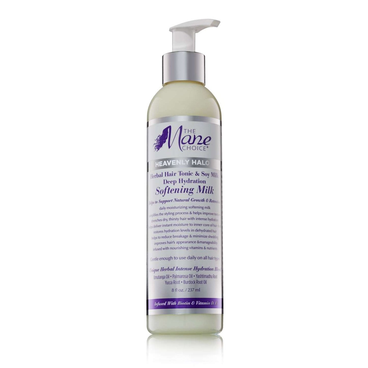 The Mane Choice Heavenly Halo Herbal Hair Tonic Leche de soja Hidratación profunda Leche suavizante