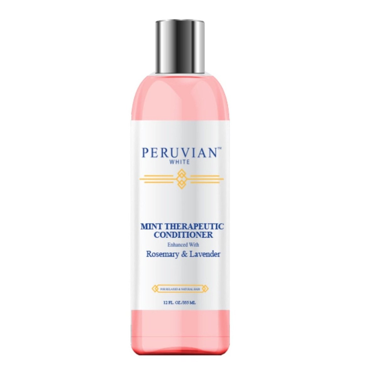 Acondicionador desintoxicante peruano de romero blanco y lavanda, menta, 12 oz.