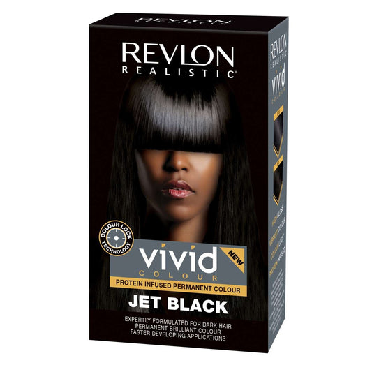 Revlon Realistic Vivid Colour Protein Infused Permanent Colour Jet Black