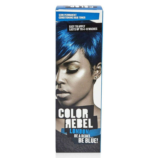 Color Rebel London Semi-Permanent Hair Toner - Be Blue Pack Of 3