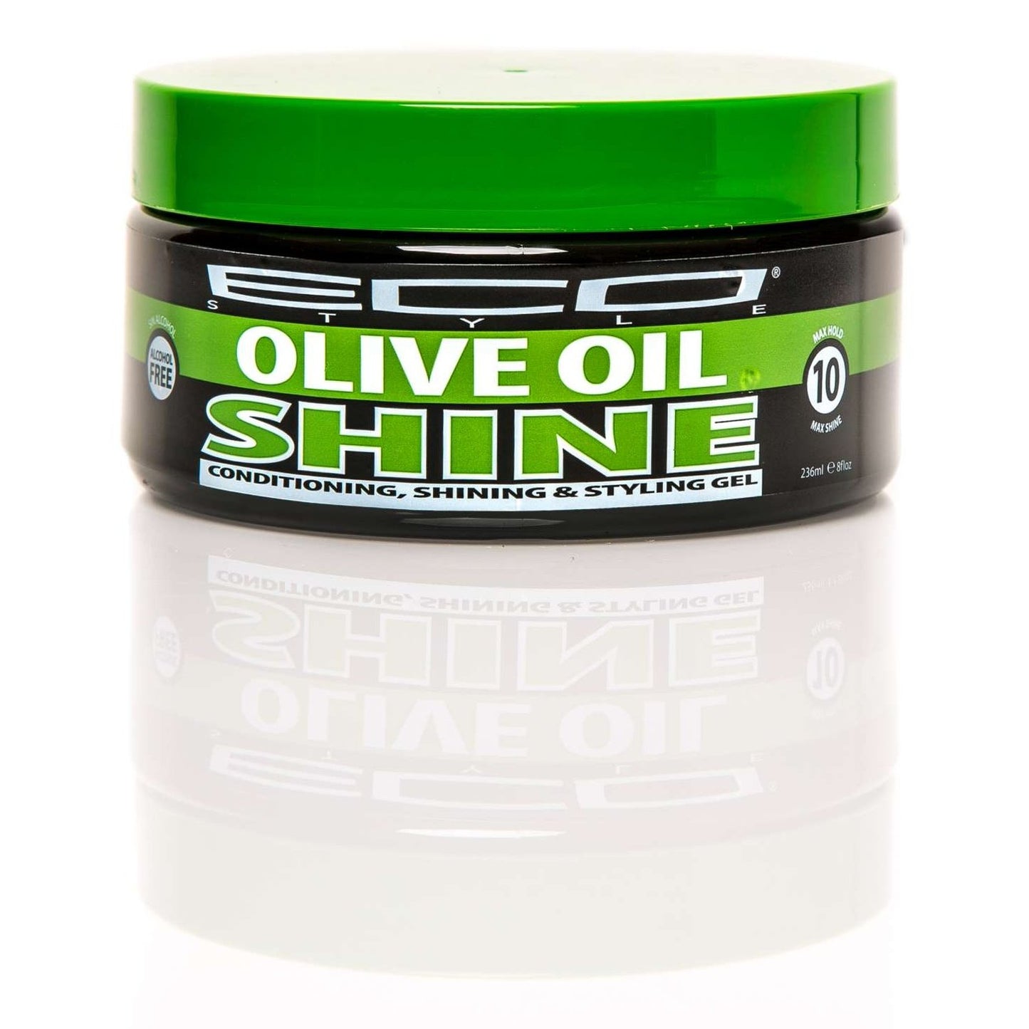 Gel de peinado brillante acondicionador con aceite de oliva Eco Shine