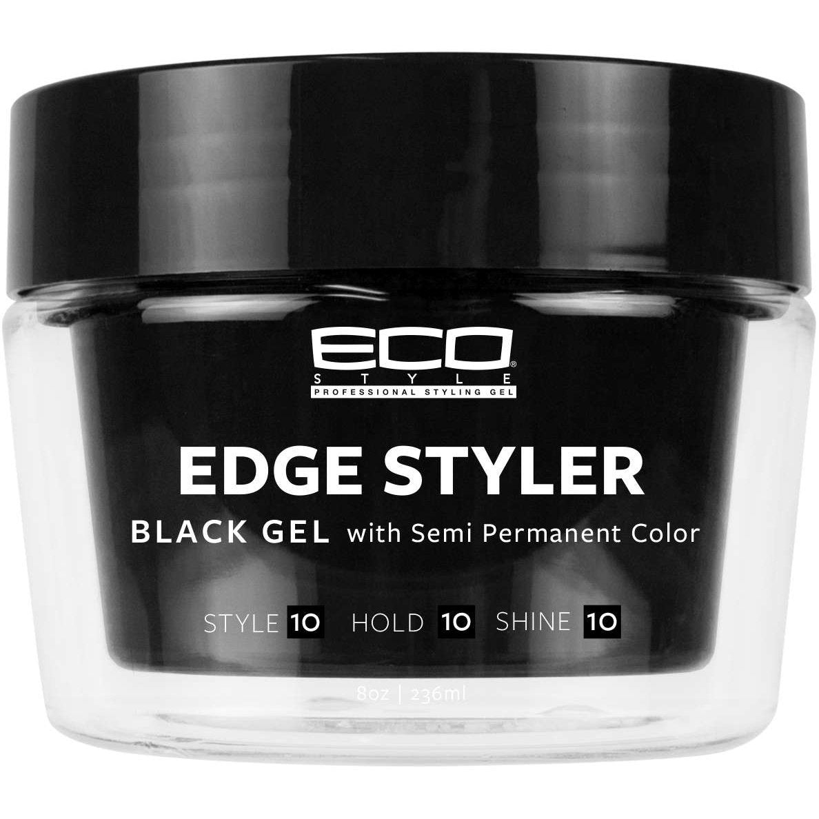 Gel negro Eco Edge Styler con color semipermanente