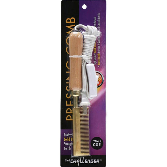 Challenger Electric Press Comb Temple