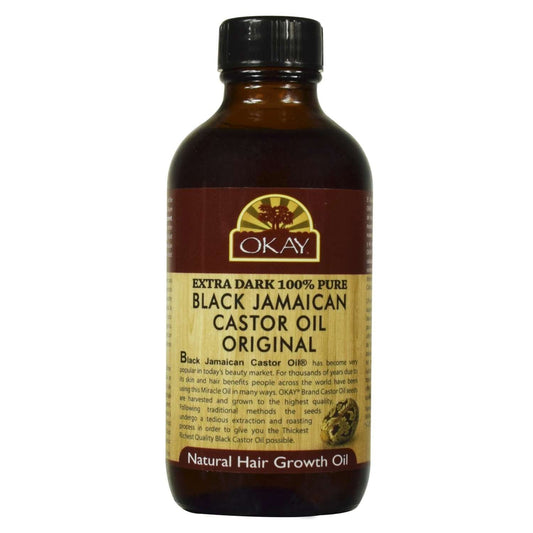 Okay 100 Percent Black Castor Oil Extra Dark Original