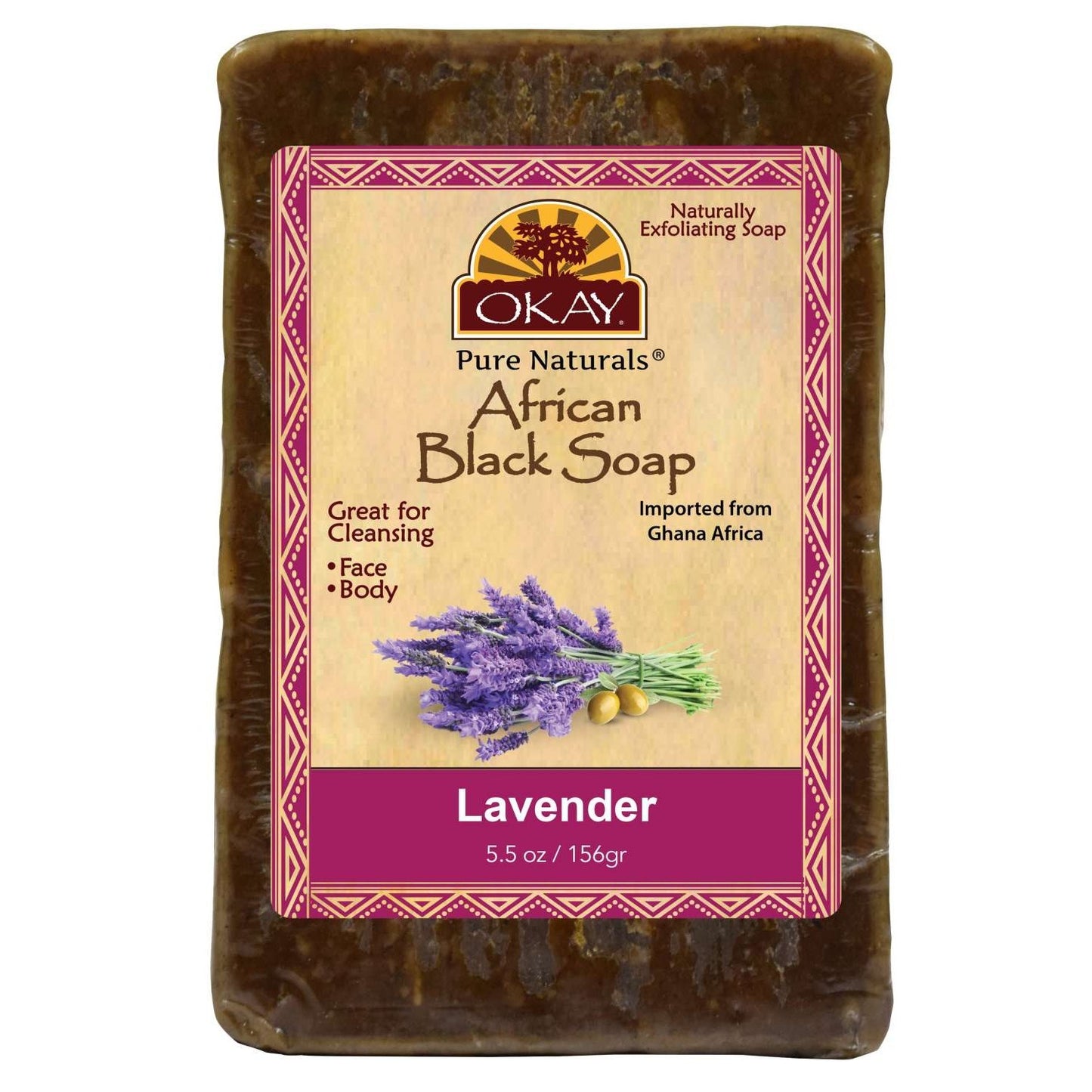 Okay Black Soap Lavender