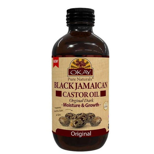 Okay 100 Percent Black Castor Oil Original Dark Original