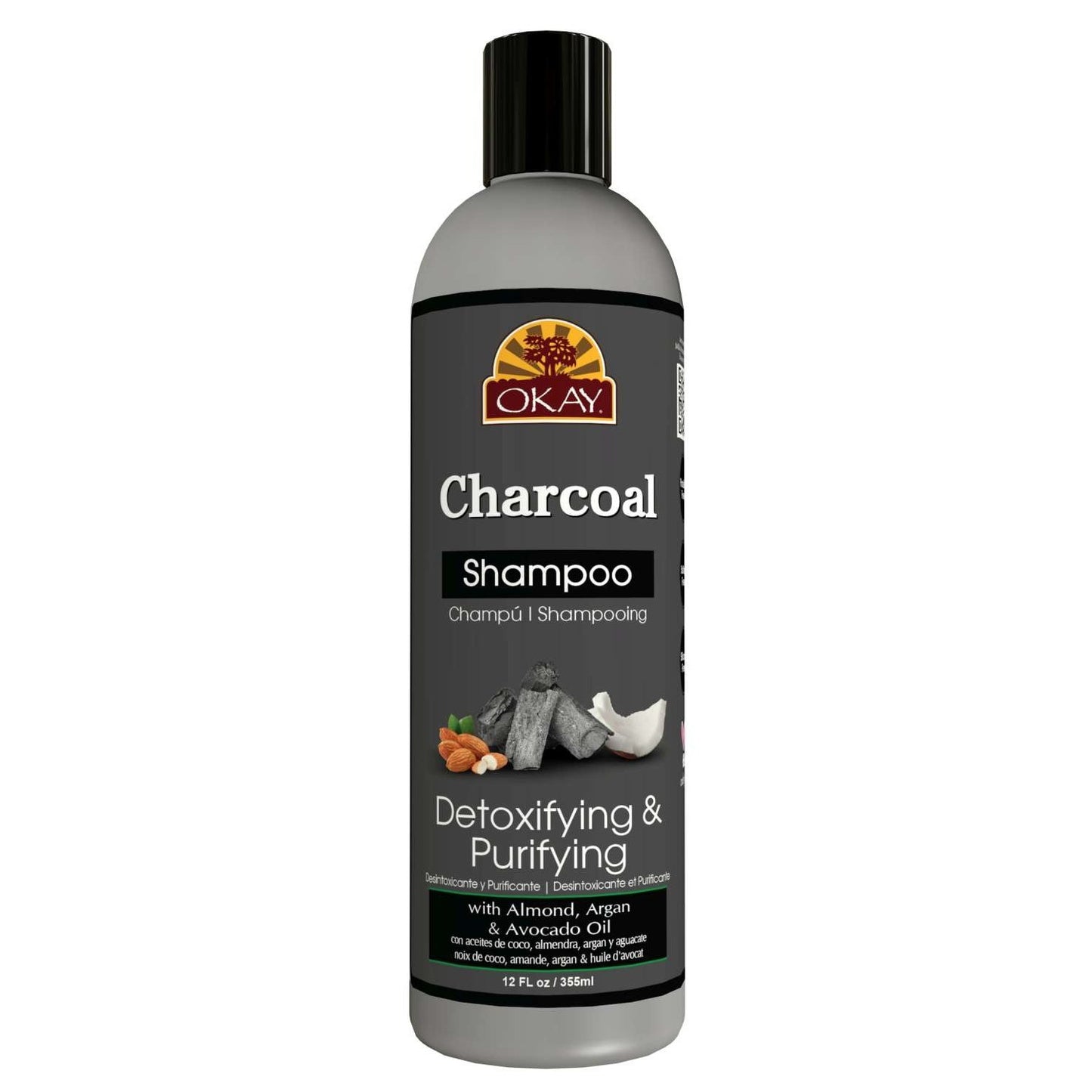 Okay Charcoal Shampoo Detoxifying Purifying