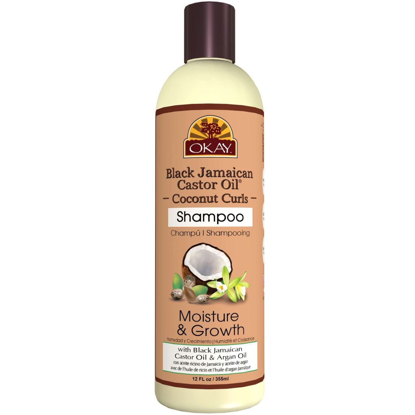 Okay Black Jamaican Castor Oil Coconut Shampoo