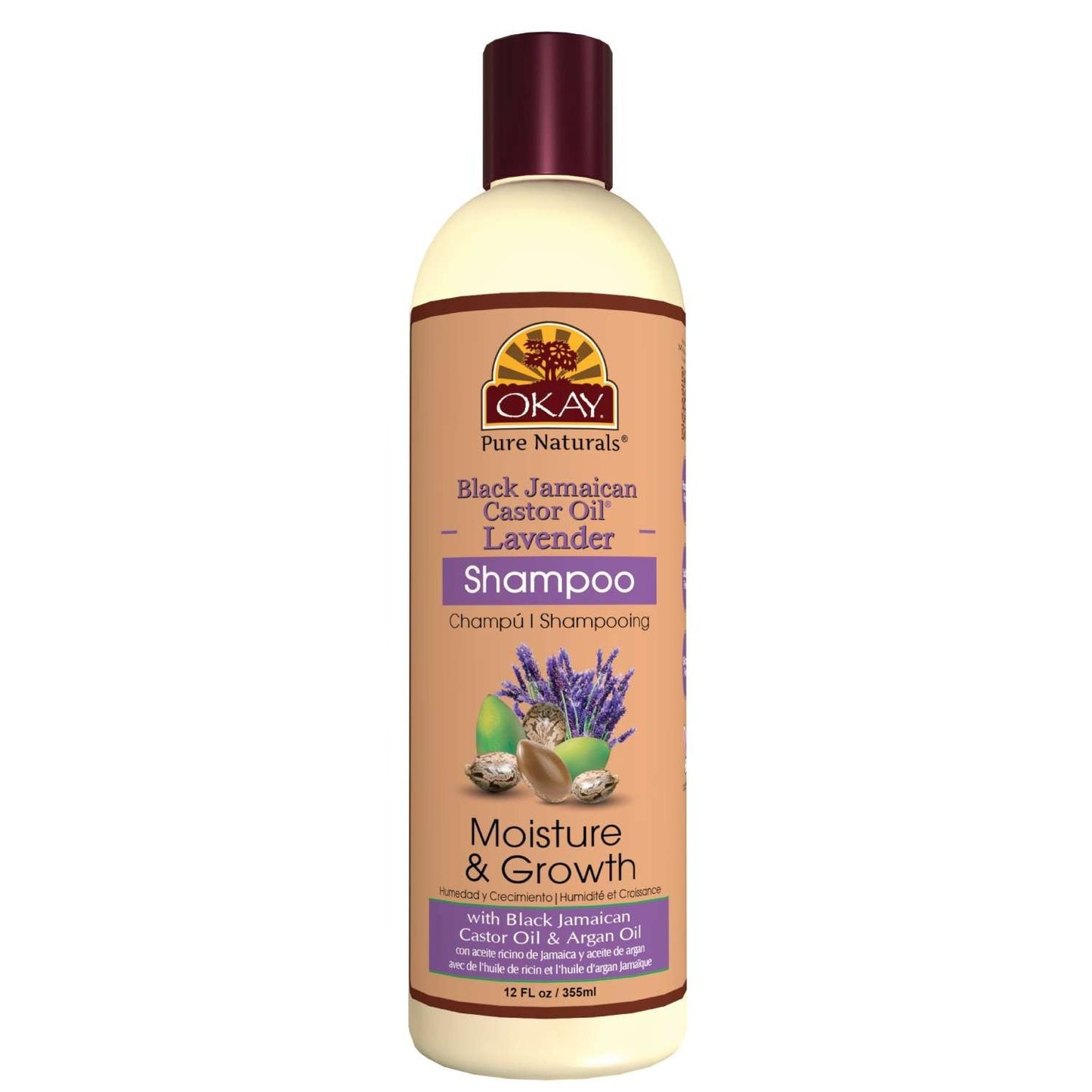 Okay Black Jamaican Castor Oil Lavender Shampoo