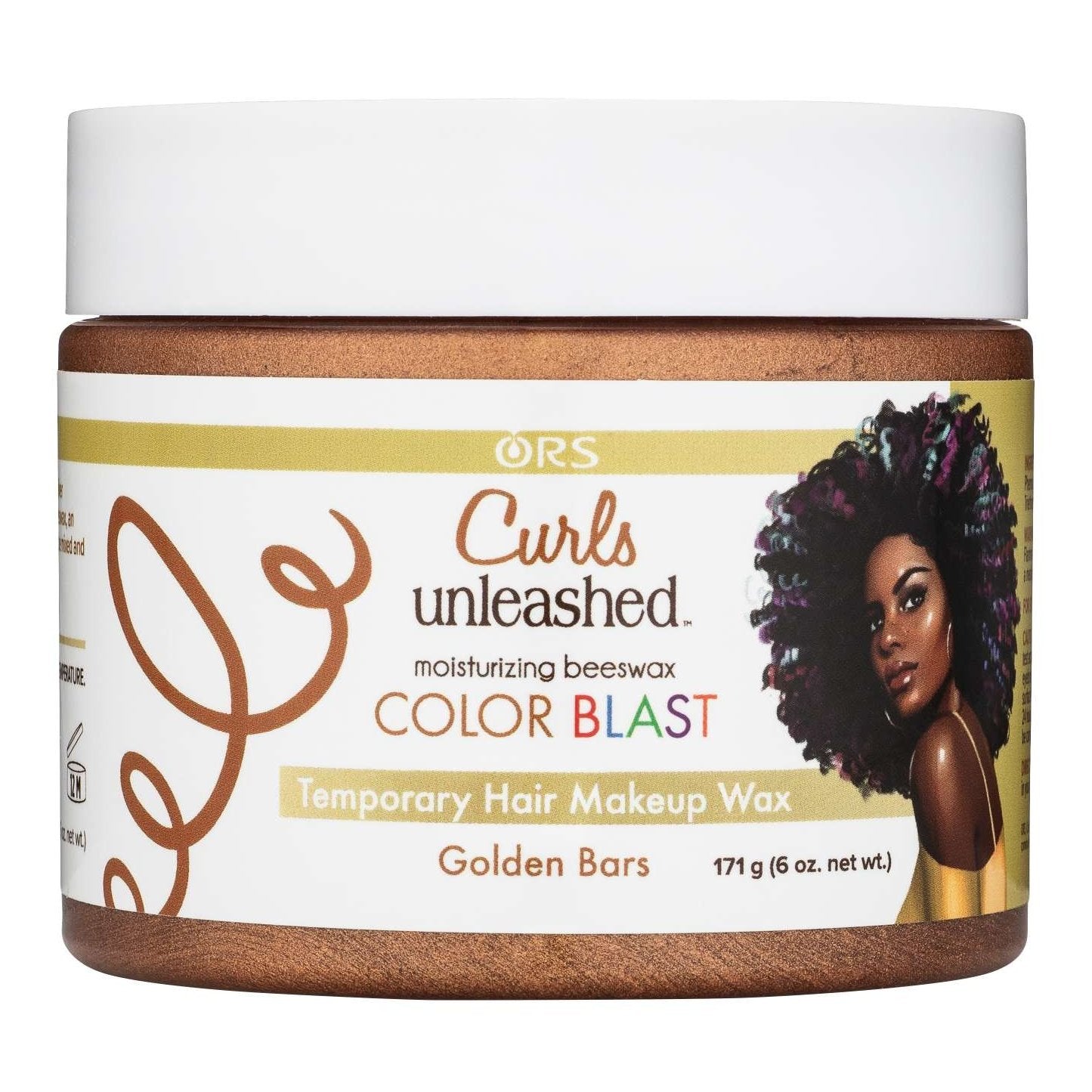 Curls Unleashed Color Blast Barras doradas Cera de maquillaje temporal para el cabello