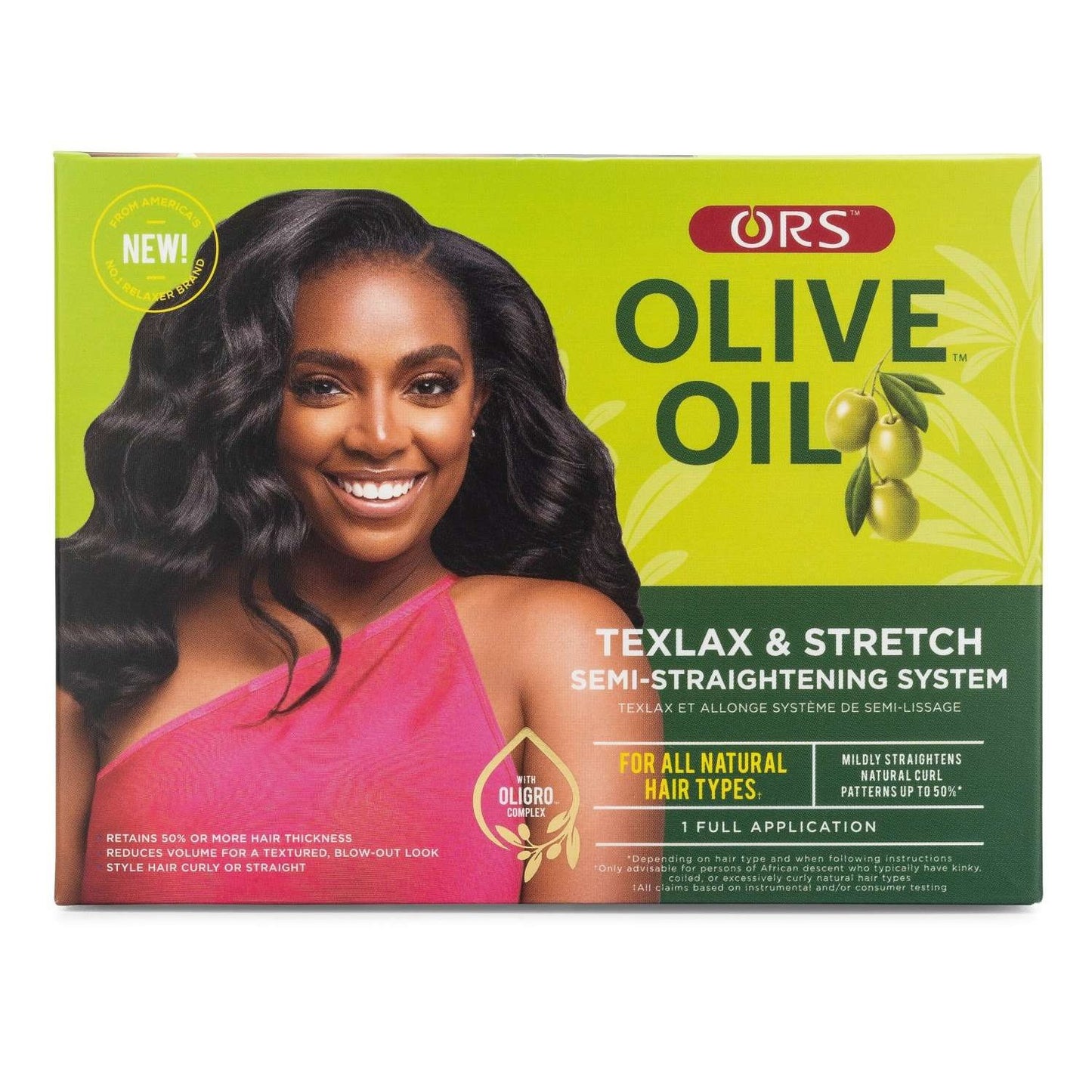 Ors Olive Oil Texlax Stretch Semi-Straightening System