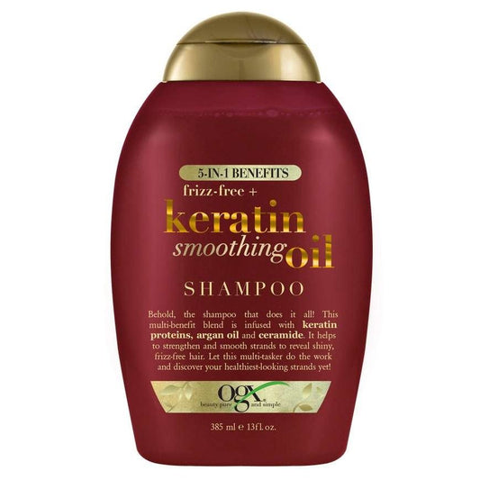 Ogx  Keratin Smoothing Oil 5 In 1 Benefits Shampoo