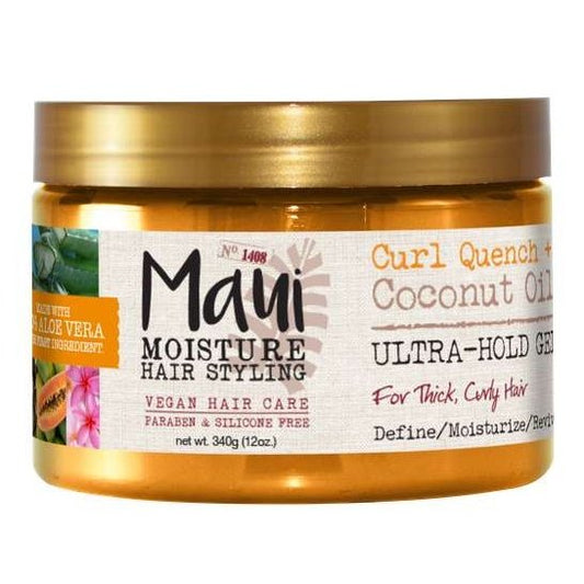Maui Moisture Coconut Oil Curl Quench Ultra Hold Gel
