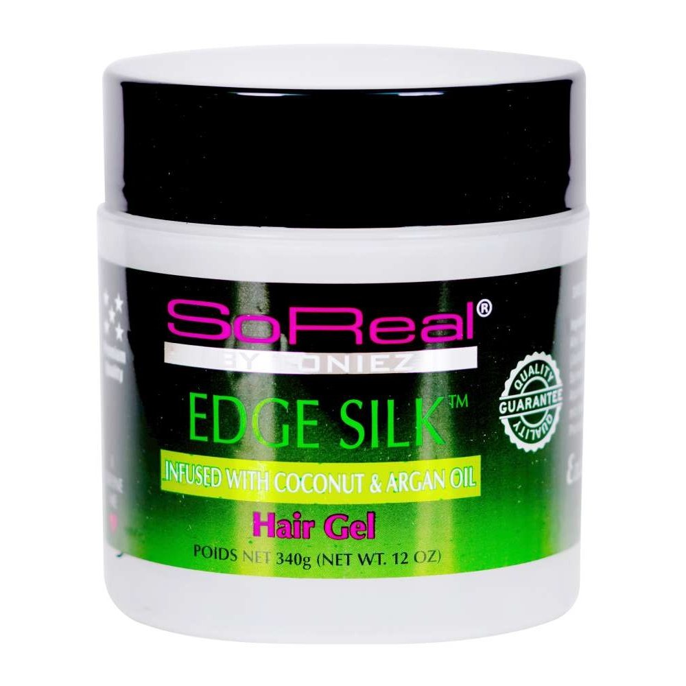 So Real Edge Silk Infused With Coconut Argan Oil Hair Gel