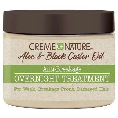 Creme Of Nature Aloe Black Castor Oil Anti-Breakage Night Treatment