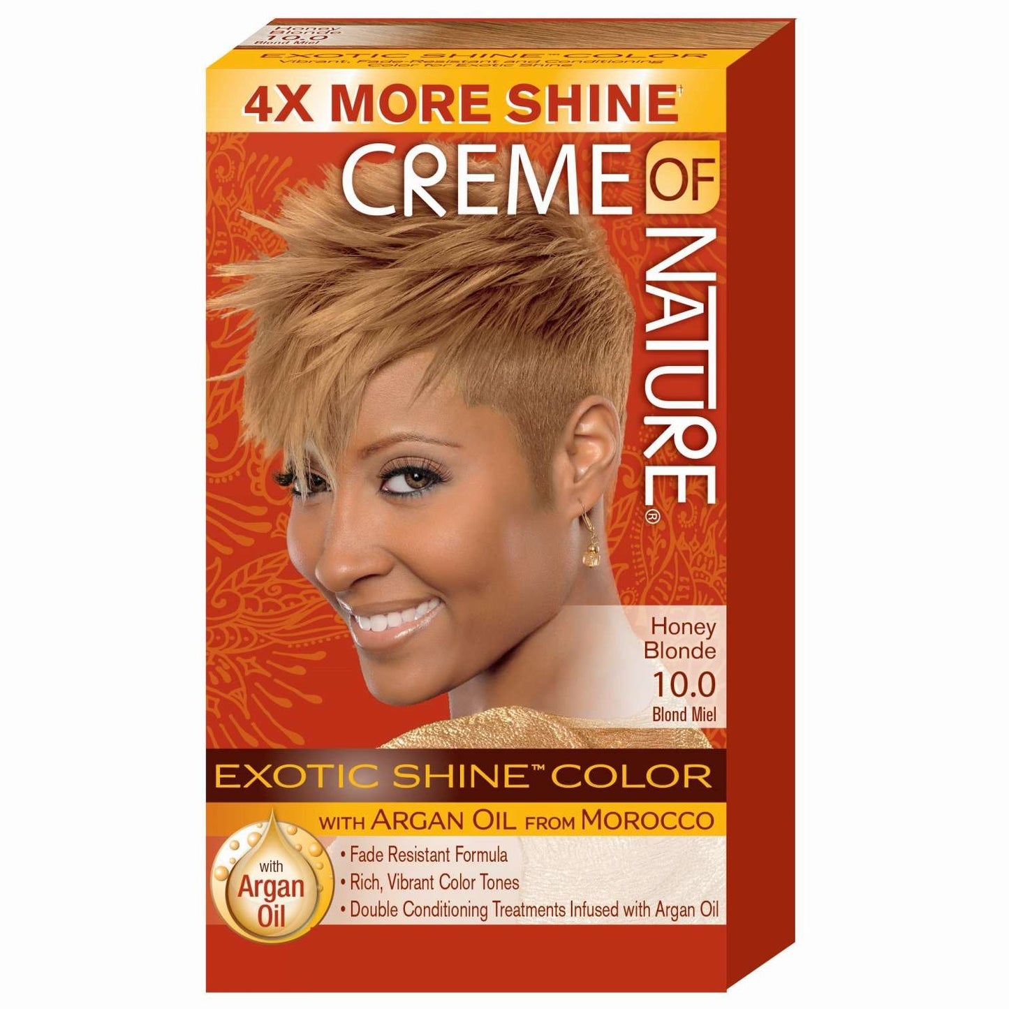 Creme Of Nature Color de cabello en gel exótico 10.0 Rubio miel