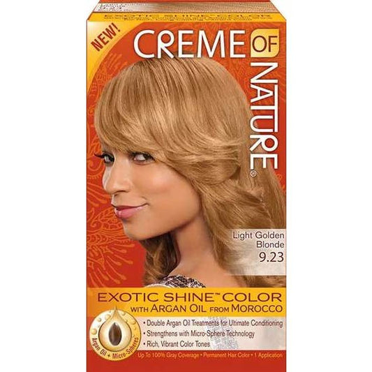 Creme Of Nature Exotic Gel Hair Color 09.23 Light Golden Blonde