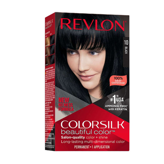 Revlon Colorsilk Hair Color 010 Black