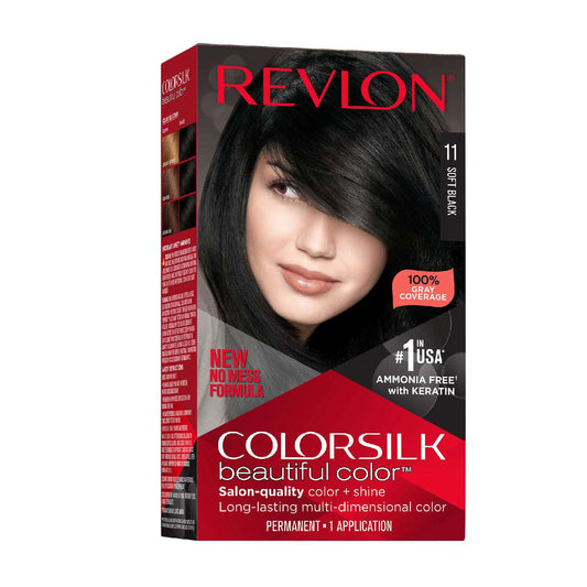 Revlon Colorsilk Hair Color 011 Soft Black