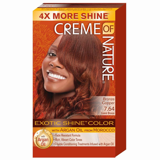 Creme Of Nature Exotic Gel Hair Color 07.64 Bronze Copper