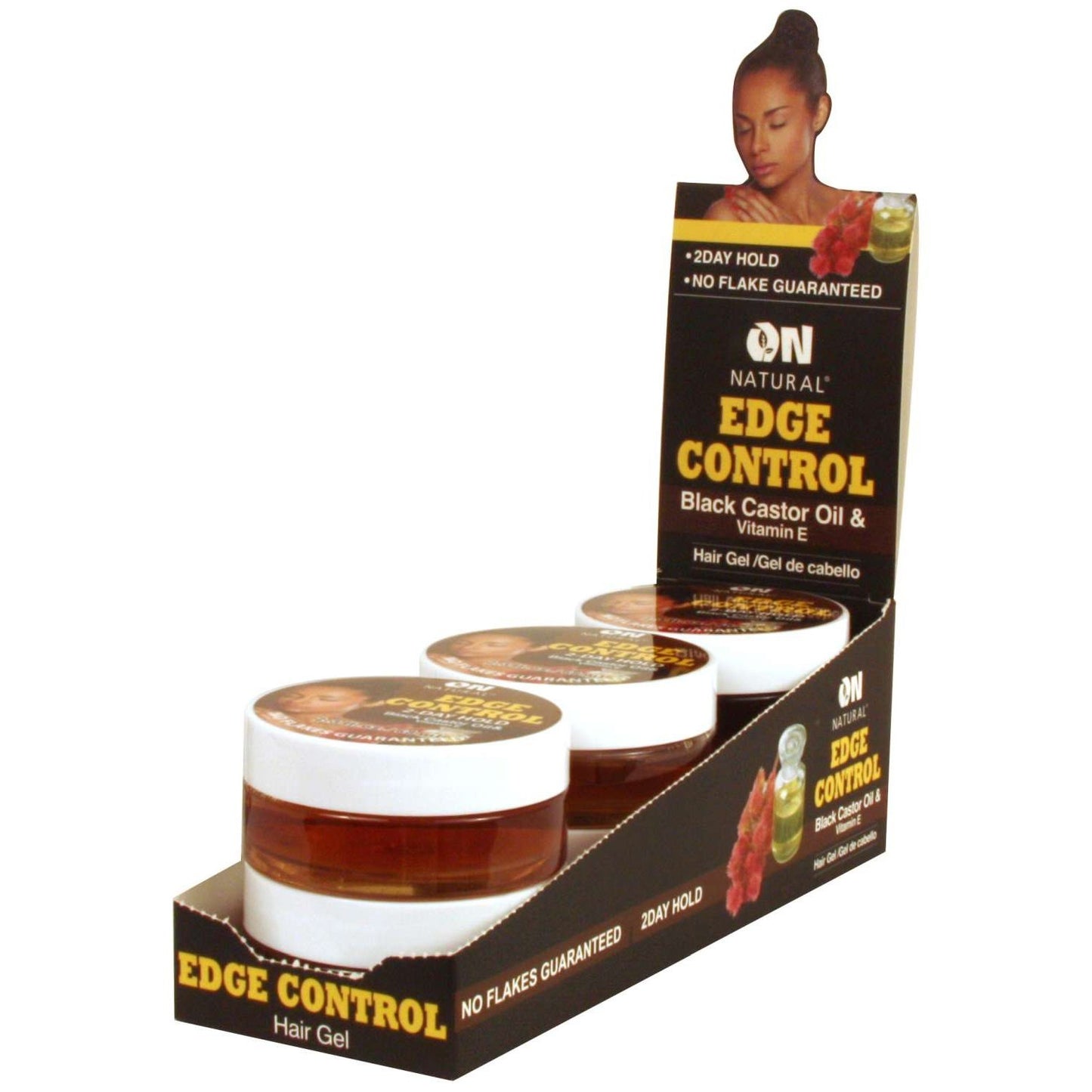 On Natural Edge Control Black Castor Vitamin E