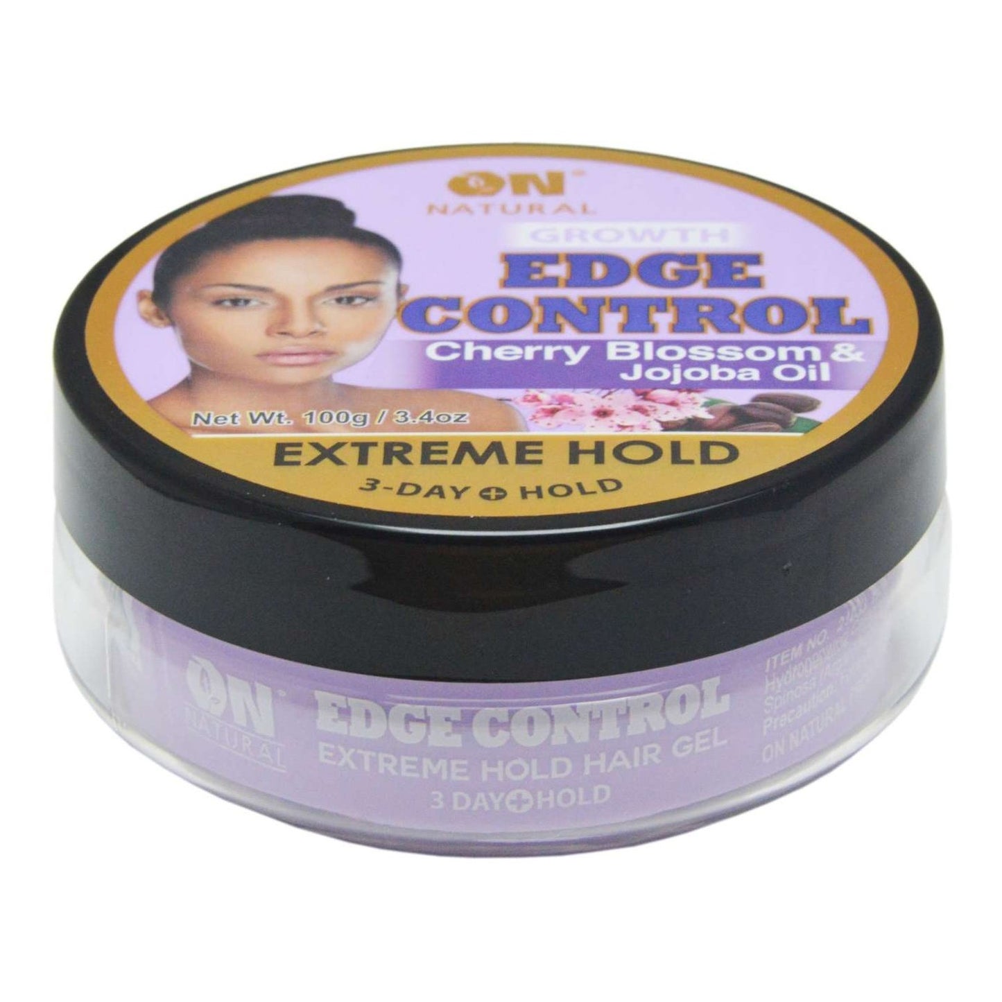 On Natural Edge Control Extreme Hold Hair Gel Cherry Blossom Jojoba