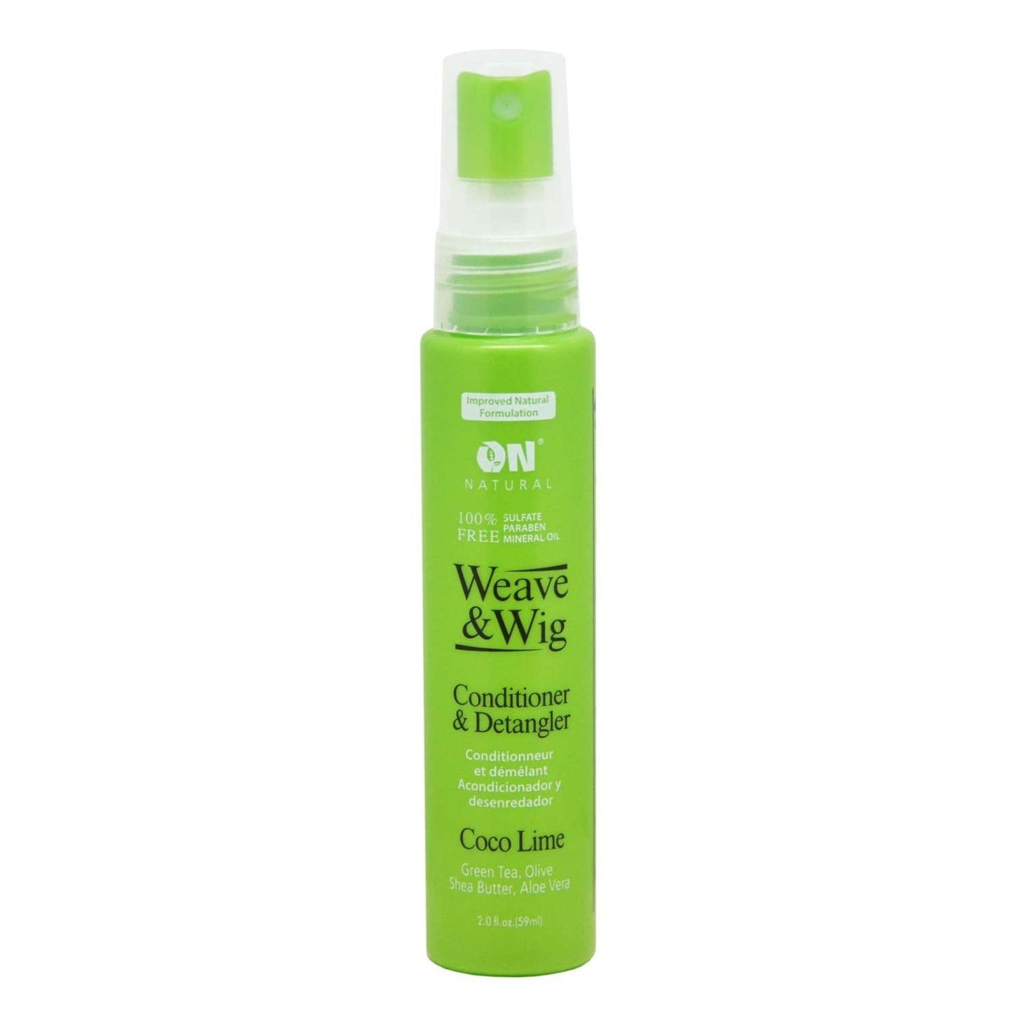 On Natural Weave Wig Coco-Lime Conditioner Detangler
