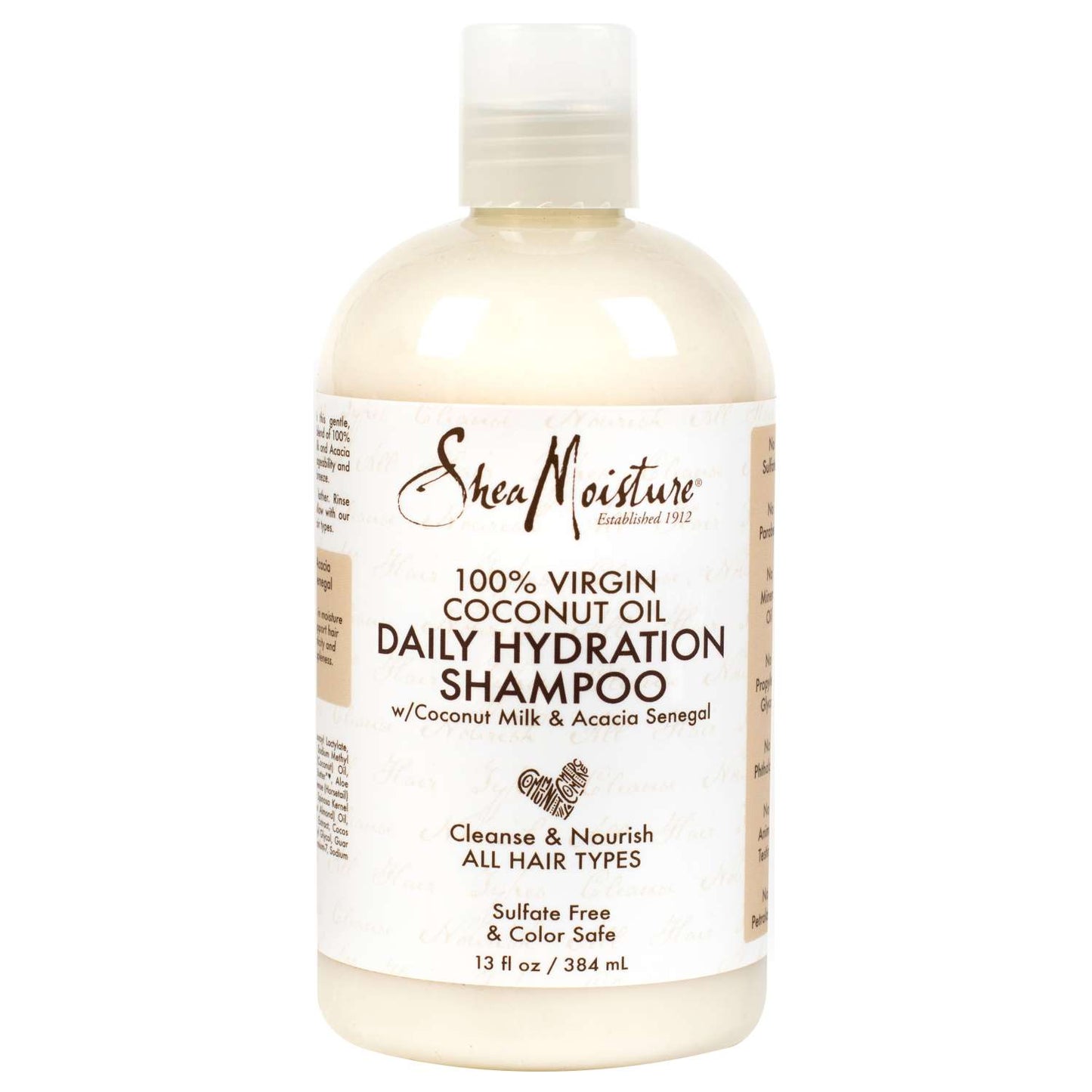 Champú de hidratación diaria con aceite de coco 100% virgen de Shea Moisture